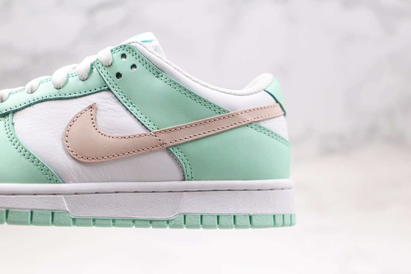 耐克Nike SB Dunk Low Green Tender powder 2021纯原版本低帮SB DUNK板鞋嫩巴黎薄荷绿色内置Zoom气垫 货号:CU1726-111