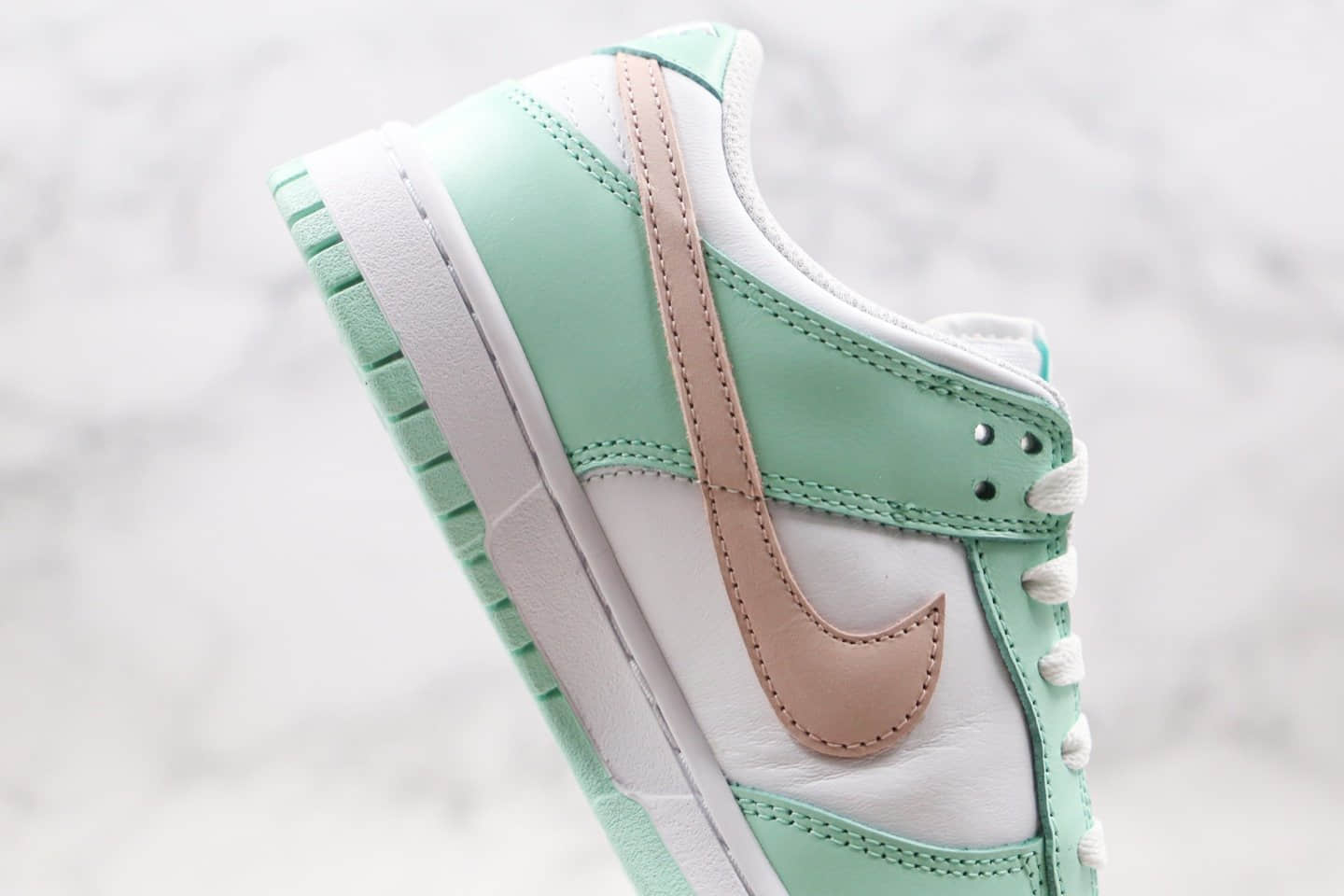 耐克Nike SB Dunk Low Green Tender powder 2021纯原版本低帮SB DUNK板鞋嫩巴黎薄荷绿色内置Zoom气垫 货号:CU1726-111