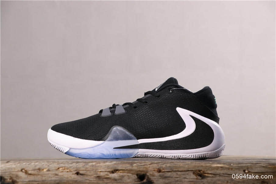Nike Zoom Freak 1耐克登月1代黑白公司级带半码 字母哥签名双七点Zoom大倒钩 原楦开发 (ID:4757) - 图片1
