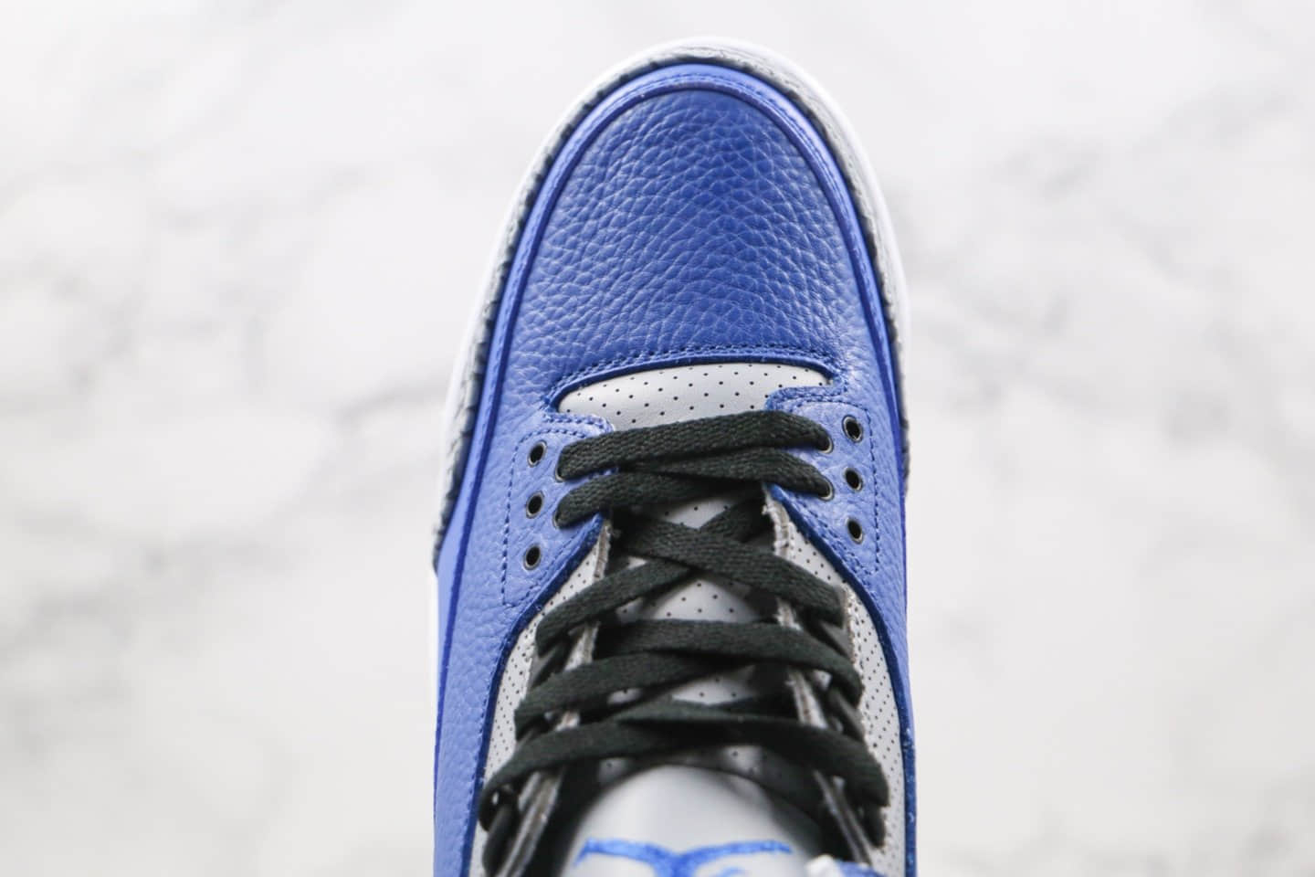 乔丹Air Jordan 3 Varsity Royal纯原版本爆裂纹皇家蓝AJ3篮球鞋原盒原标原档案数据开发 货号:CT8532-400