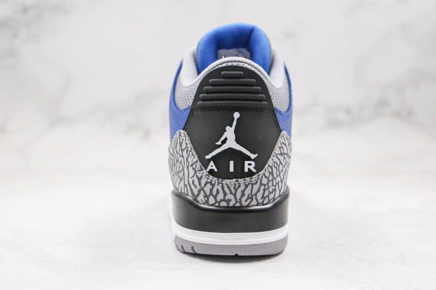 乔丹Air Jordan 3 Varsity Royal纯原版本爆裂纹皇家蓝AJ3篮球鞋原盒原标原档案数据开发 货号:CT8532-400