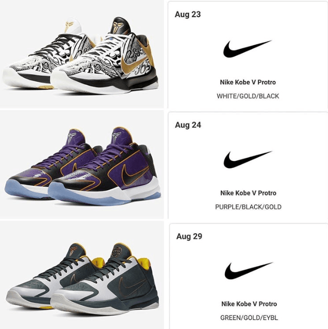 三款Kobe 5 Protro本月发售！科密别错过！ (ID:47807) - 图片1