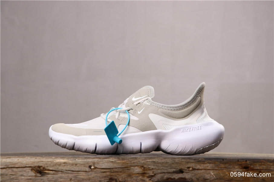 NIKE FREE RN 5.0耐克赤足5.0灰白公司级带半码 极致赤足体验 (ID:4784) - 图片1