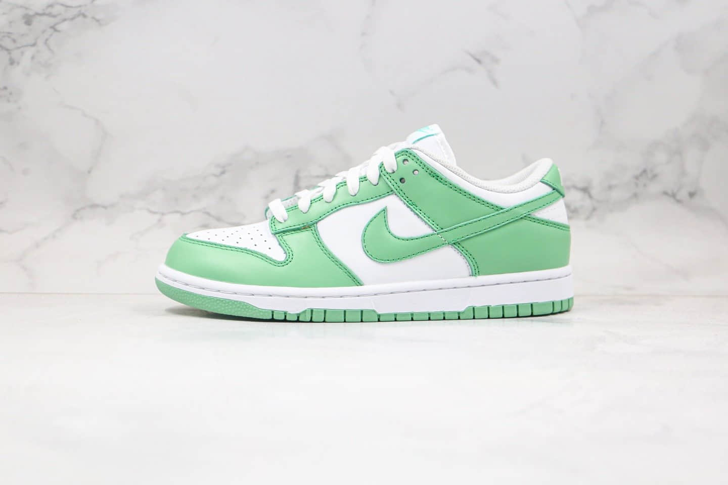 耐克Nike SB Dunk Low Green Tender powder 2021纯原版本低帮SB DUNK板鞋环保主题嫩巴黎草绿色内置气垫原楦头纸板打造 (ID:47908) - 图片1