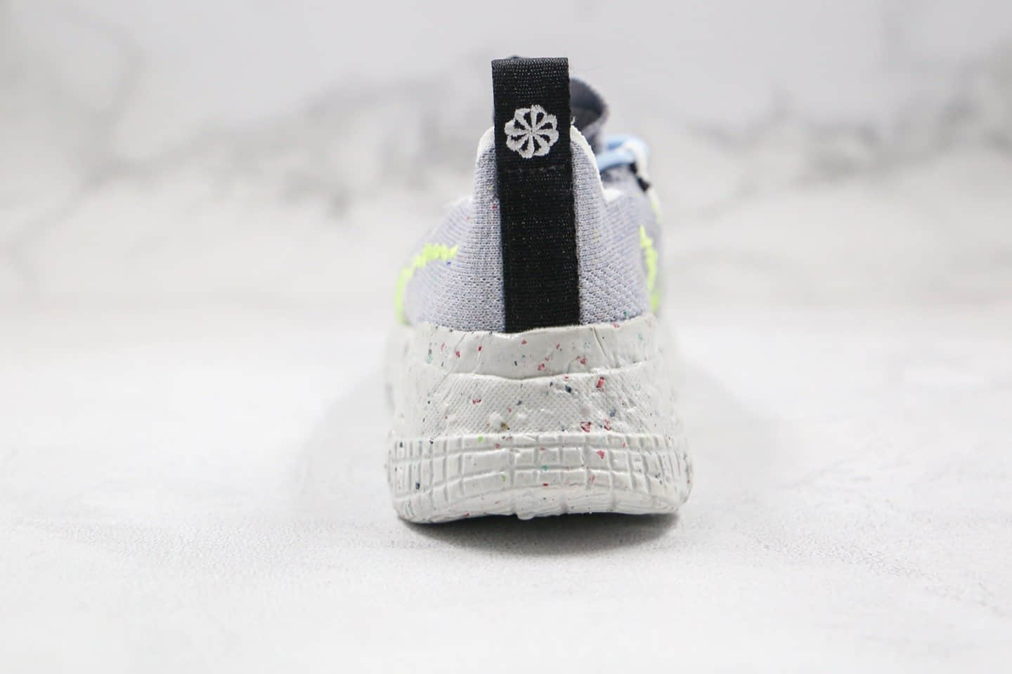 耐克Nike Space Hippie纯原版本低帮飞线环保系列灰绿色慢跑鞋原盒原标 货号:CQ3986-002