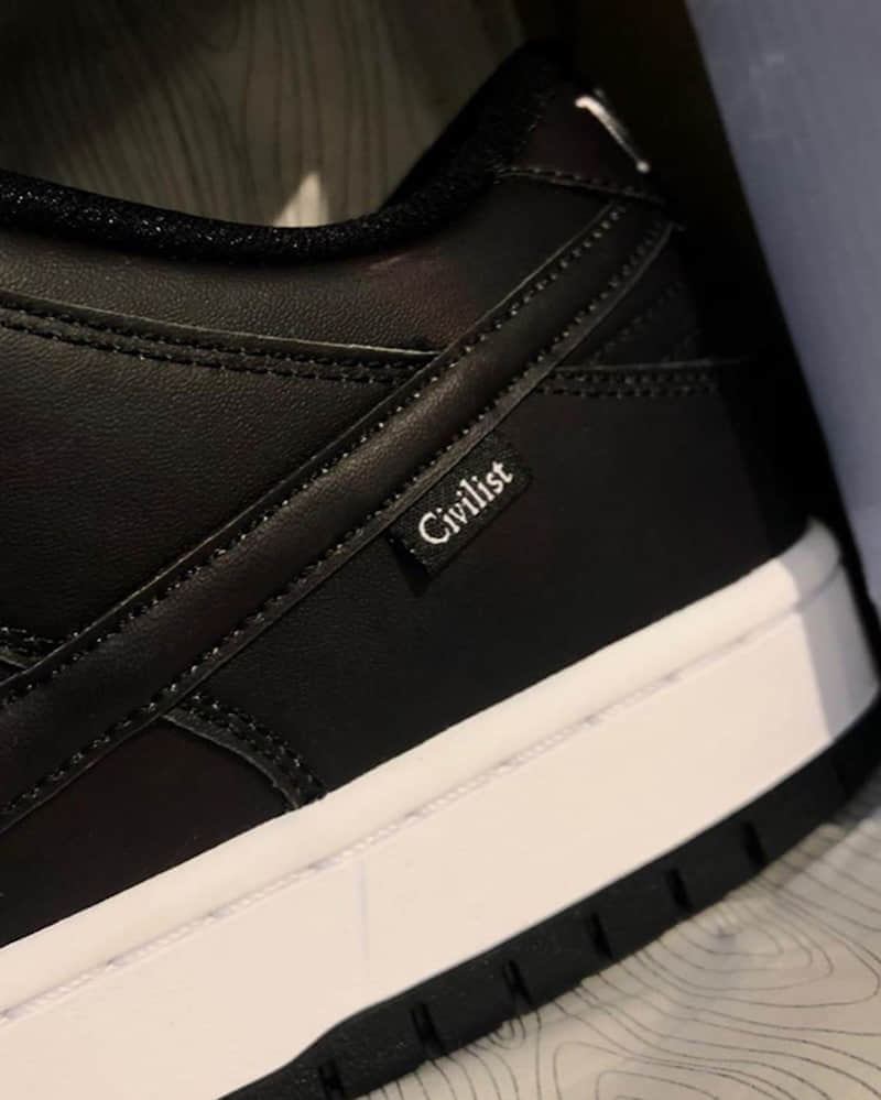 热感变色鞋面!Civilist x Nike SB Dunk Low首度曝光! 货号:CZ5123-001