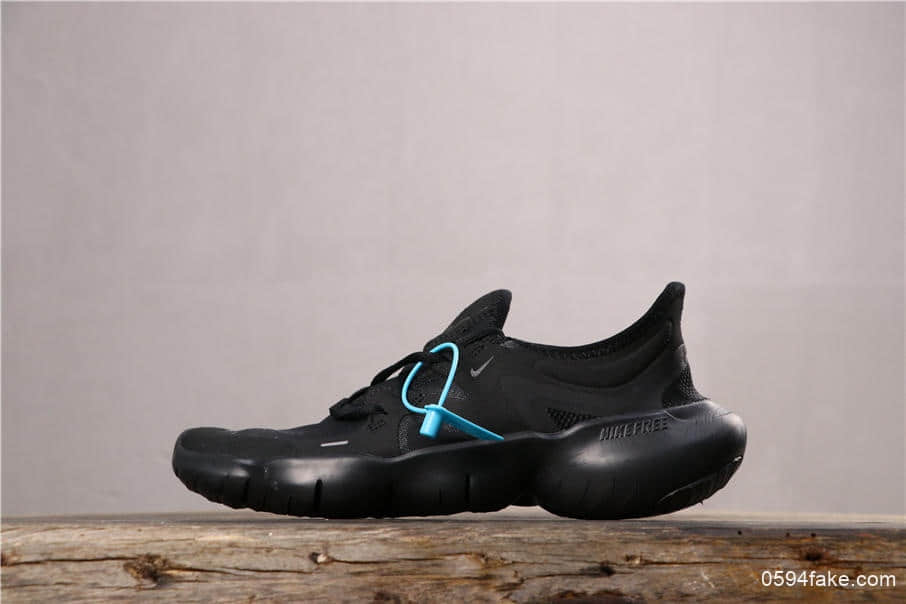 NIKE FREE RN 5.0耐克赤足5.0全黑真标带半码 超轻网面透气跑鞋 (ID:4804) - 图片1
