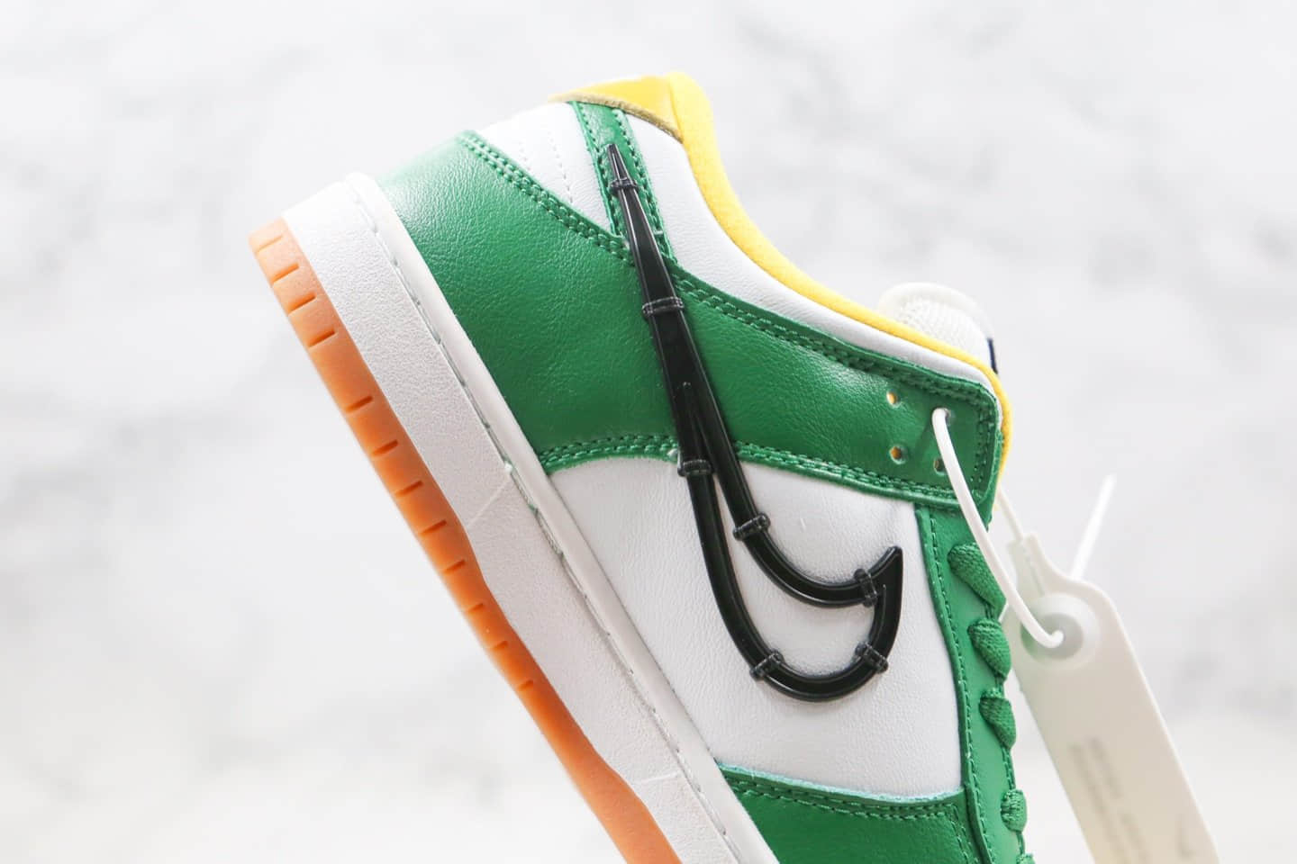 耐克NIKE SB DUNK纯原版本低帮DUNK笑脸涂鸦黄绿色板鞋内置Zoom气垫原盒原标 货号:CU1727-011