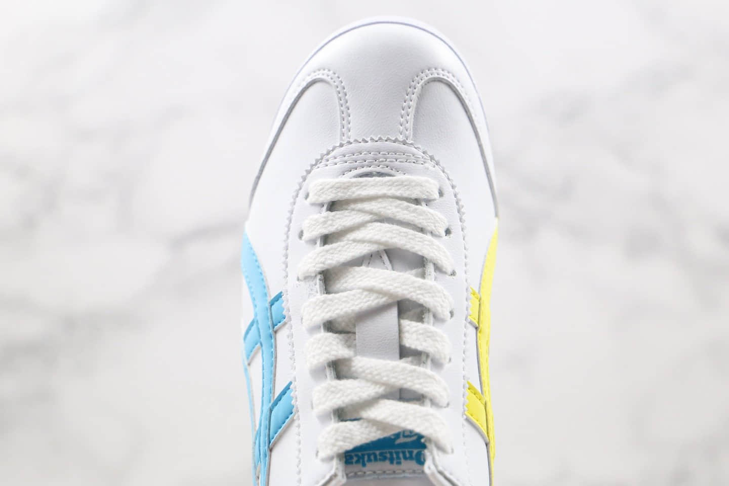 亚瑟士Asics Tiger Mexico 66鬼冢虎皮面休闲鞋四色鸳鸯黄蓝粉绿色原盒配件齐全 货号:B808K-0818