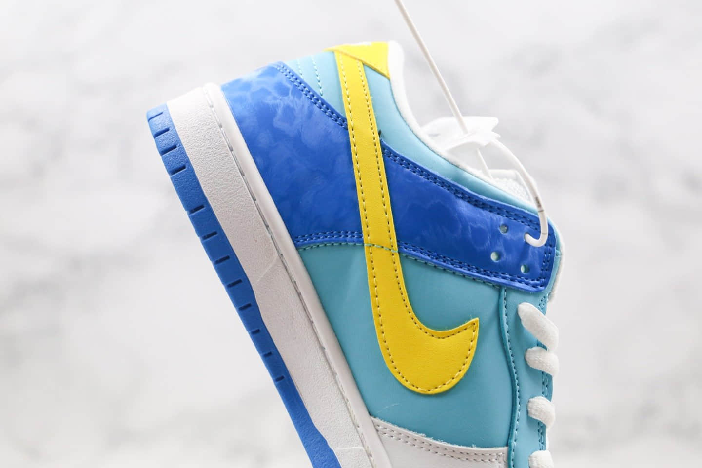 耐克Nike Dunk Low Pro纯原版本低帮SB DUNK板鞋蓝白黄色原楦头纸板打造 货号:309601-471
