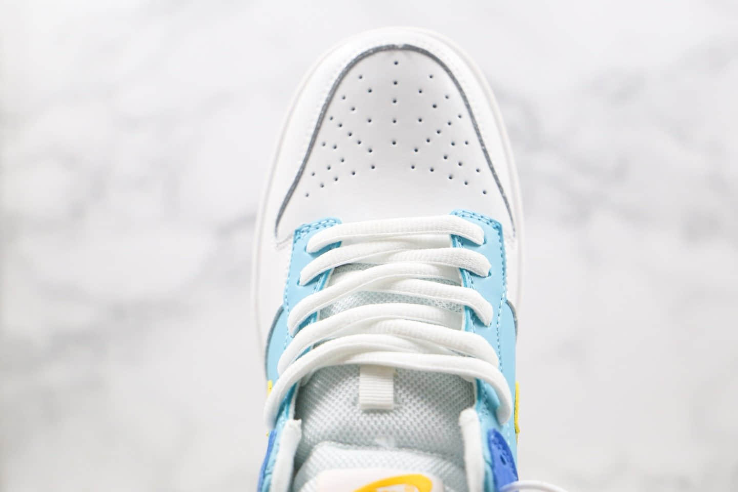 耐克Nike Dunk Low Pro纯原版本低帮SB DUNK板鞋蓝白黄色原楦头纸板打造 货号:309601-471