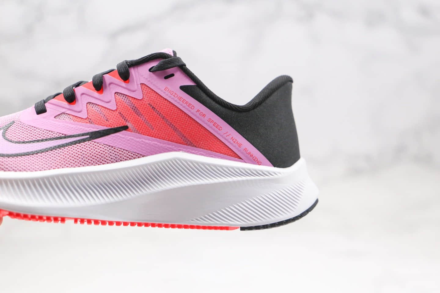 耐克Nike Quest 3纯原版本极致三代网面跑鞋粉色原楦头纸板打造原盒原标 货号:CD0232-600