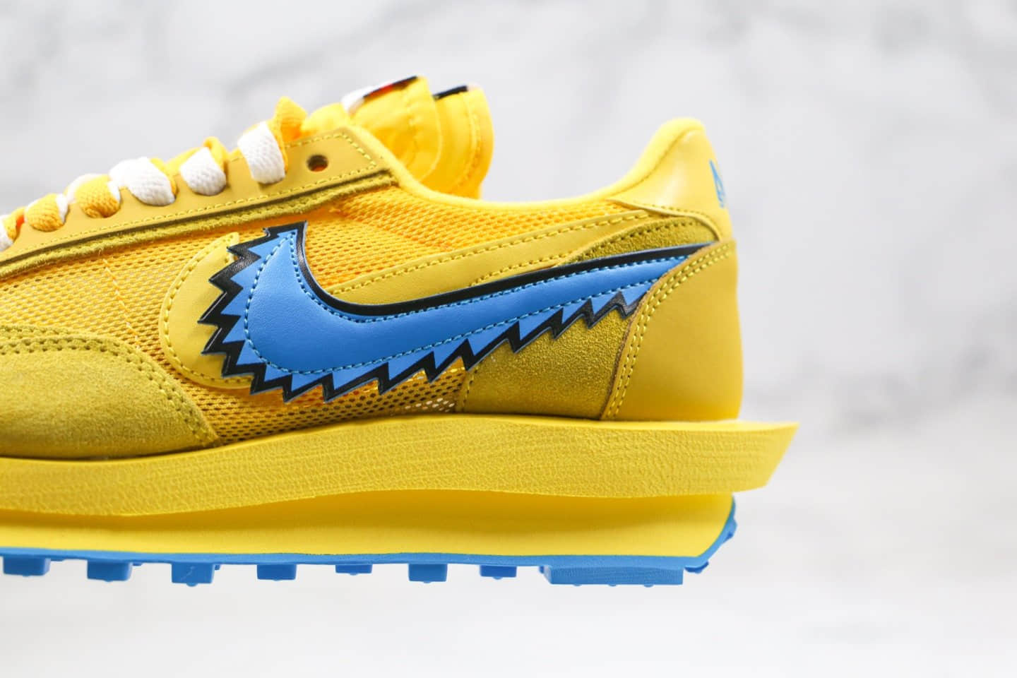 耐克Nike LDWaffle x Sacai x Nike LDV Waffl纯原版本华夫sacai联名款五只熊走秀鞋黄色原楦头纸板打造 货号:BV5378-700