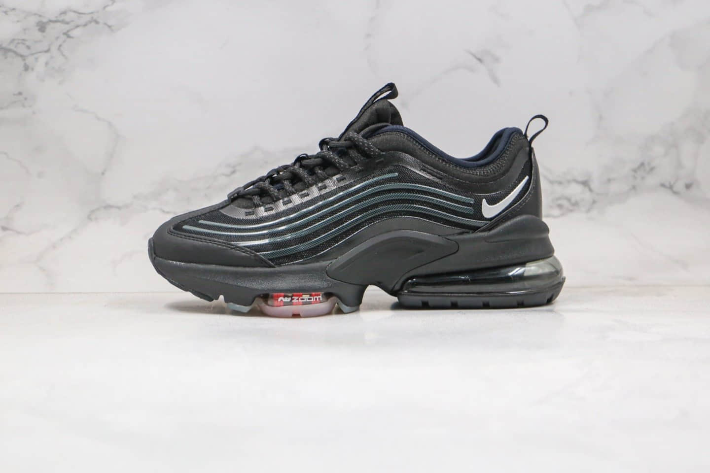 耐克Nike Air Max Zoom 950 Af1-TYpe 950纯原版本超跑系列Max950气垫慢跑鞋黑色原楦头纸板打造 (ID:48736) - 图片1