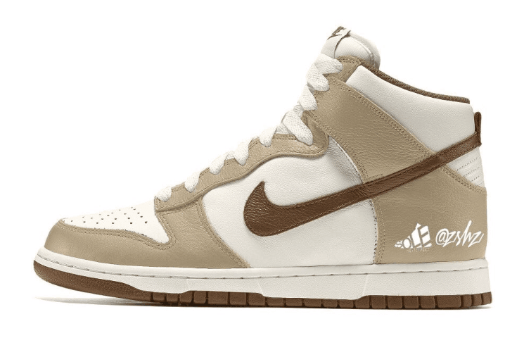 奶茶热可可！全新Nike Dunk High首度曝光！明年8月登场！ (ID:48806) - 图片1