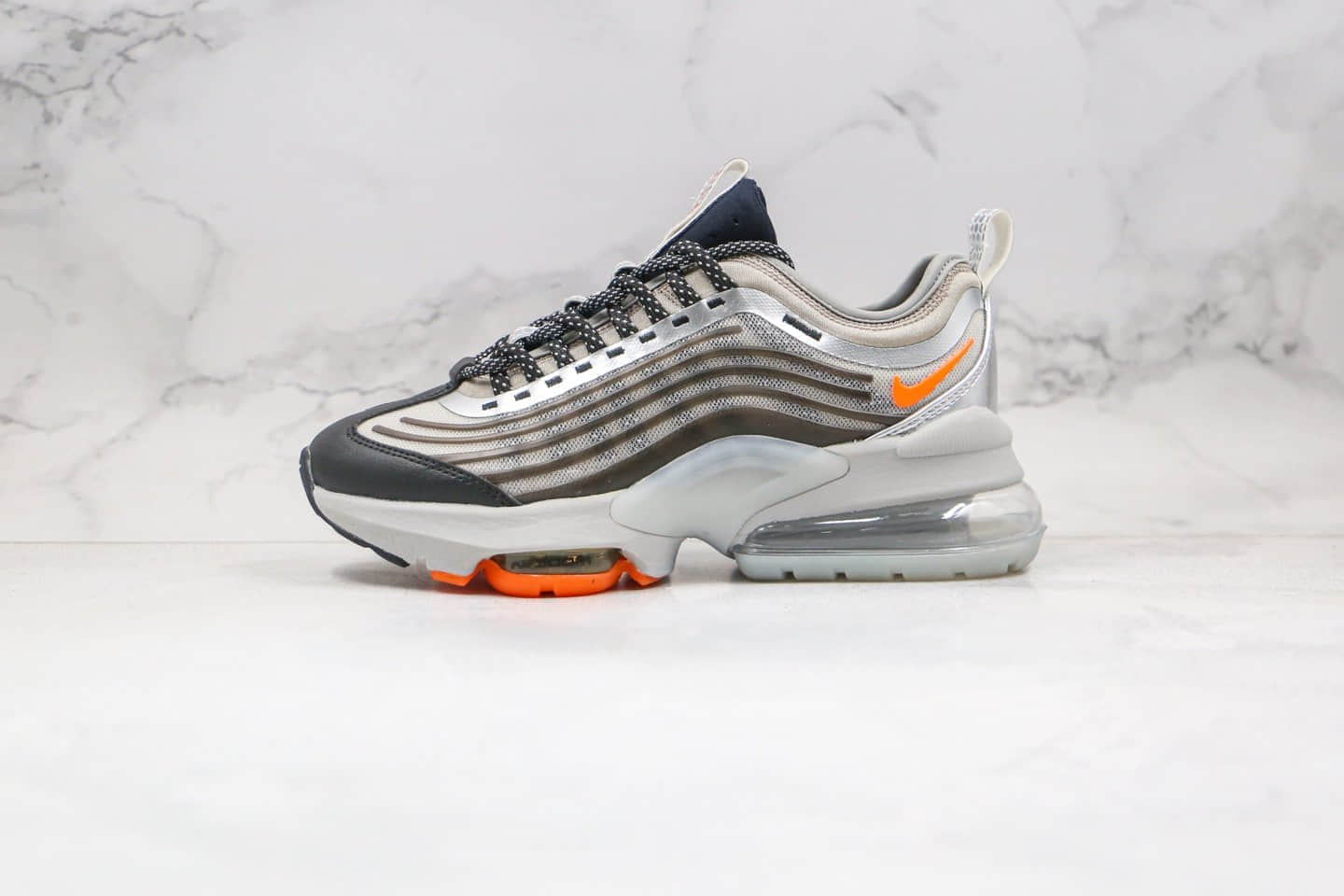 耐克Nike Air Max Zoom 950 Af1-TYpe 950纯原版本超跑系列灰橙色内置真实气垫原盒原标 (ID:48942) - 图片1