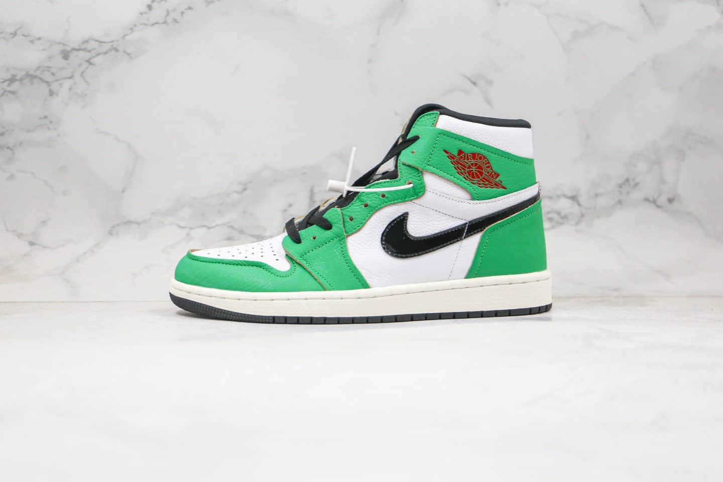 乔丹Air Jordan 1 High OG WMNS Lucky Green纯原版本高帮AJ1凯尔特人白绿色篮球鞋正确后跟定型 (ID:49093) - 图片1
