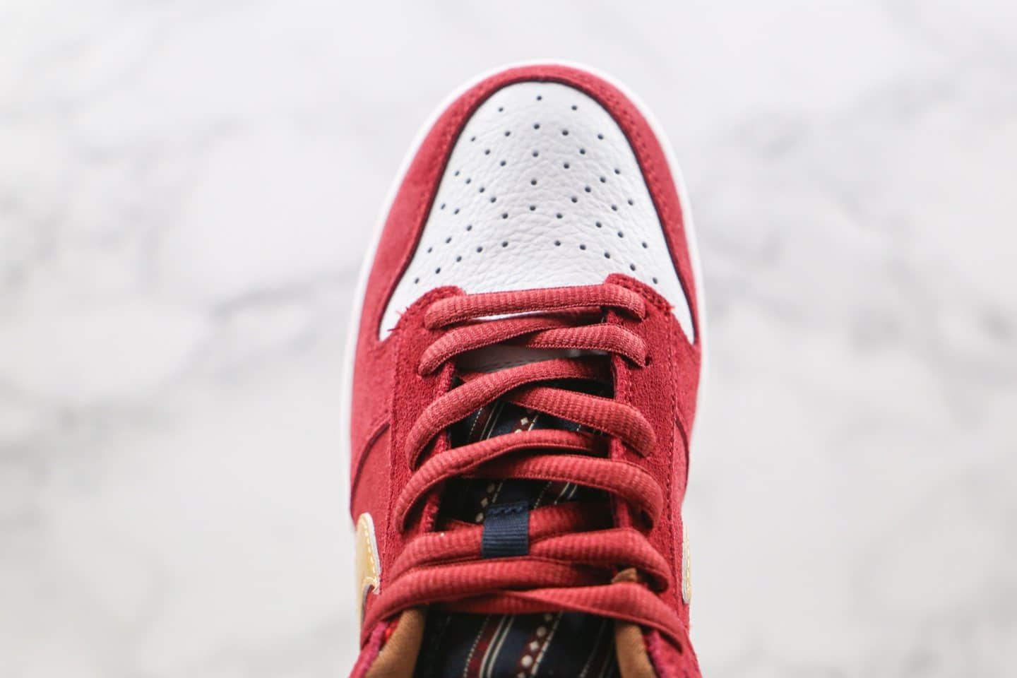 耐克Nike SB Dunk Low Anchorman纯原版本低帮SB板鞋王牌播音员联名款金红色内置Zoom气垫 货号:304292-672