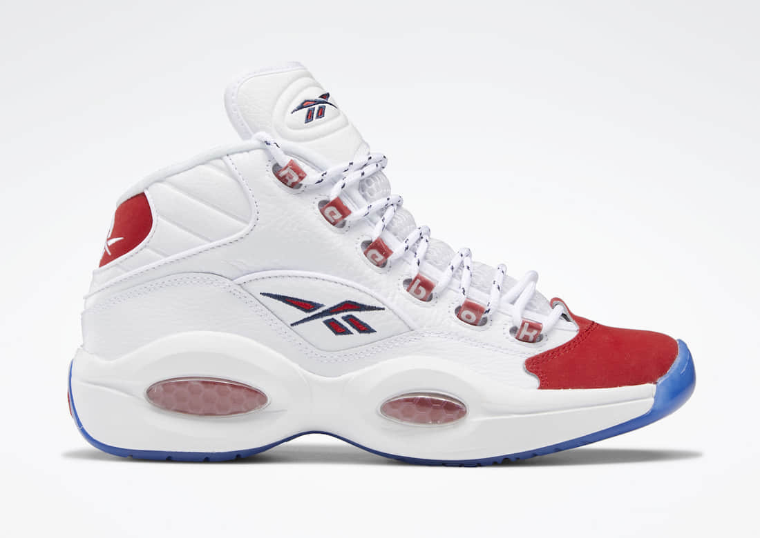 元年“红脚趾”配色复刻回归！这双Reebok Question Mid别错过！ (ID:49389) - 图片1