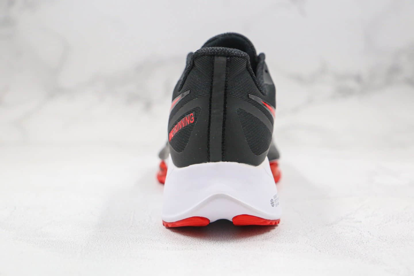 耐克Nike zoom winflo 37X NEXT%纯原版本马拉松气垫慢跑鞋黑红色内置气垫原盒原标 货号:CI9923-086