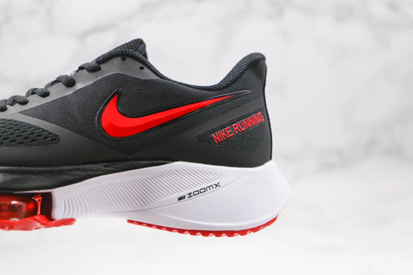 耐克Nike zoom winflo 37X NEXT%纯原版本马拉松气垫慢跑鞋黑红色内置气垫原盒原标 货号:CI9923-086