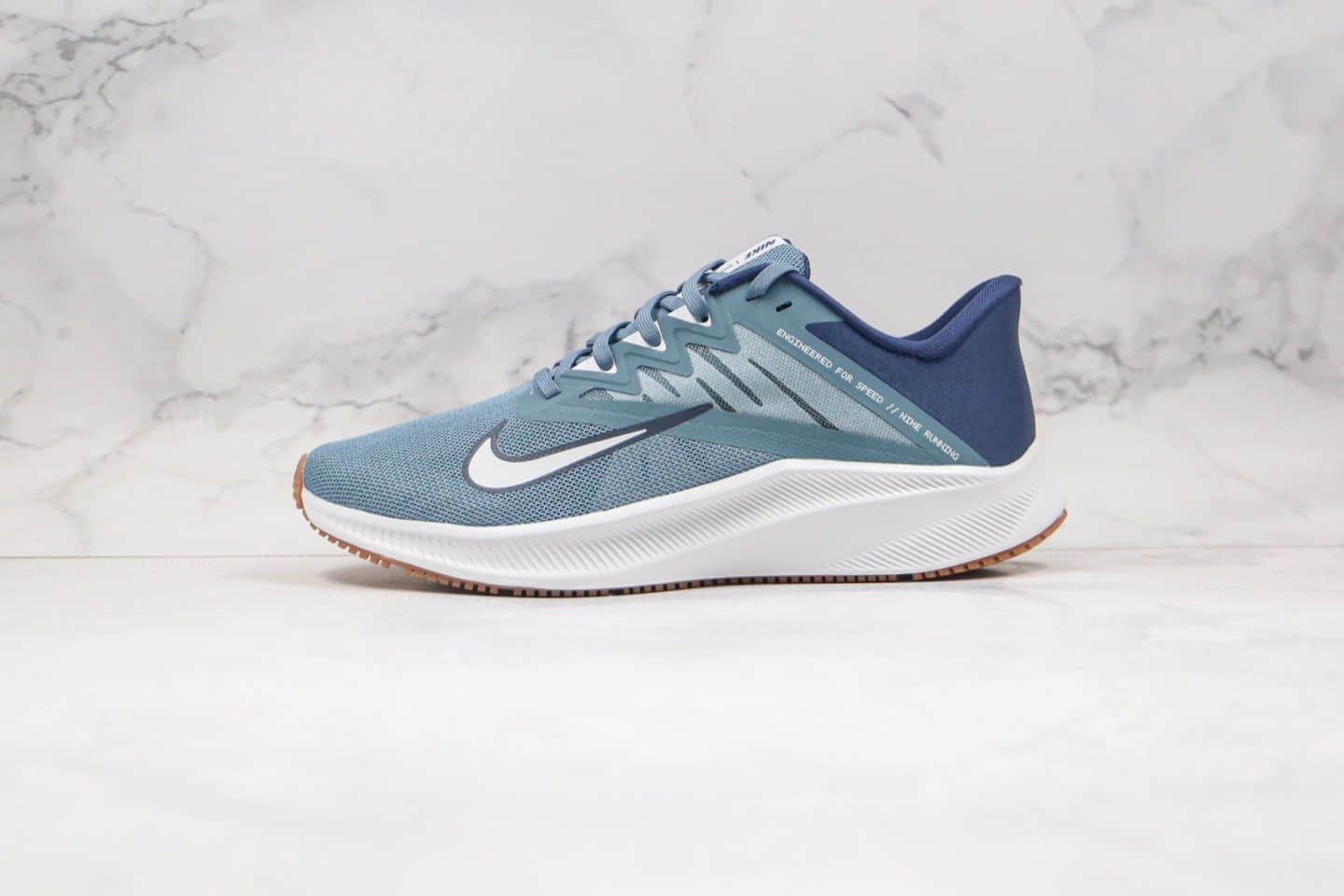 耐克Nike Quest 3纯原版本极速三代蓝色慢跑鞋区别市面通货版本 (ID:49941) - 图片1