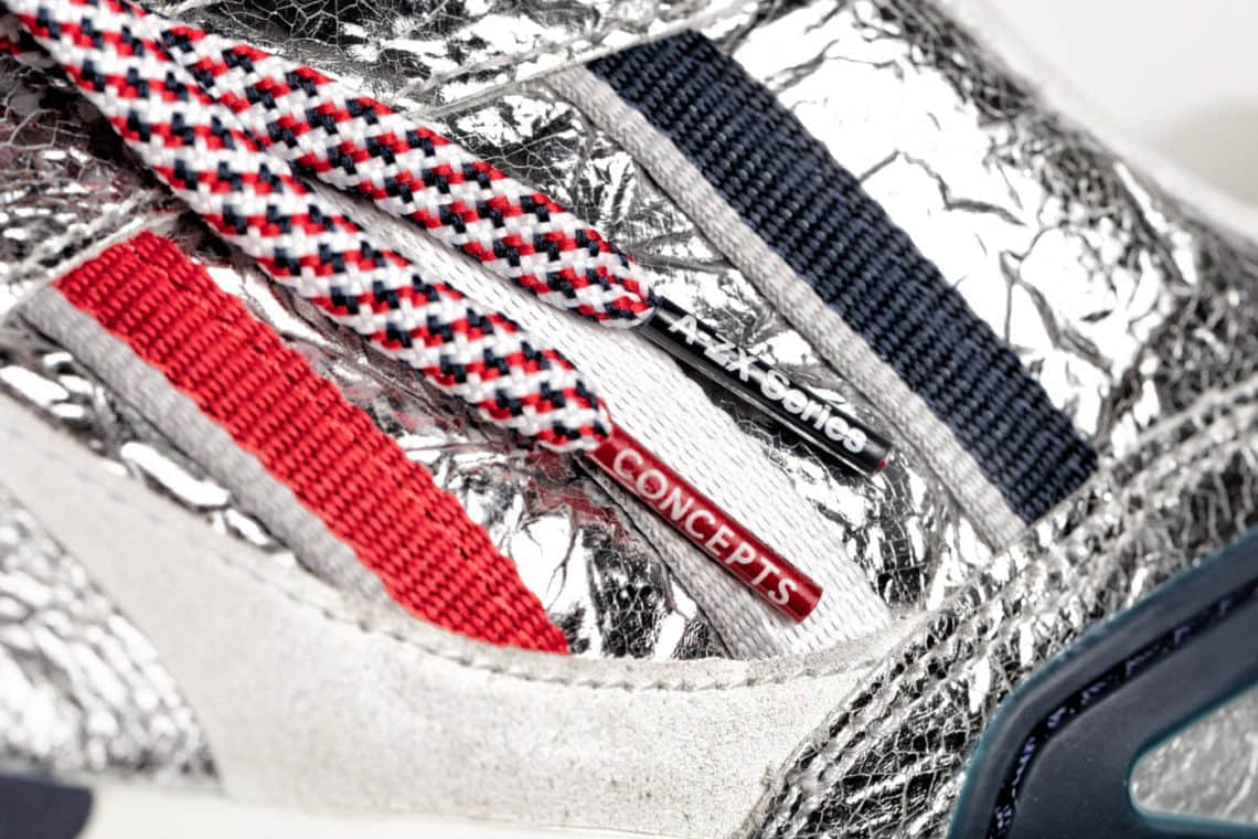 锡箔纸做的鞋？Concepts x adidas ZX 9000 联名首度曝光！下月发售！