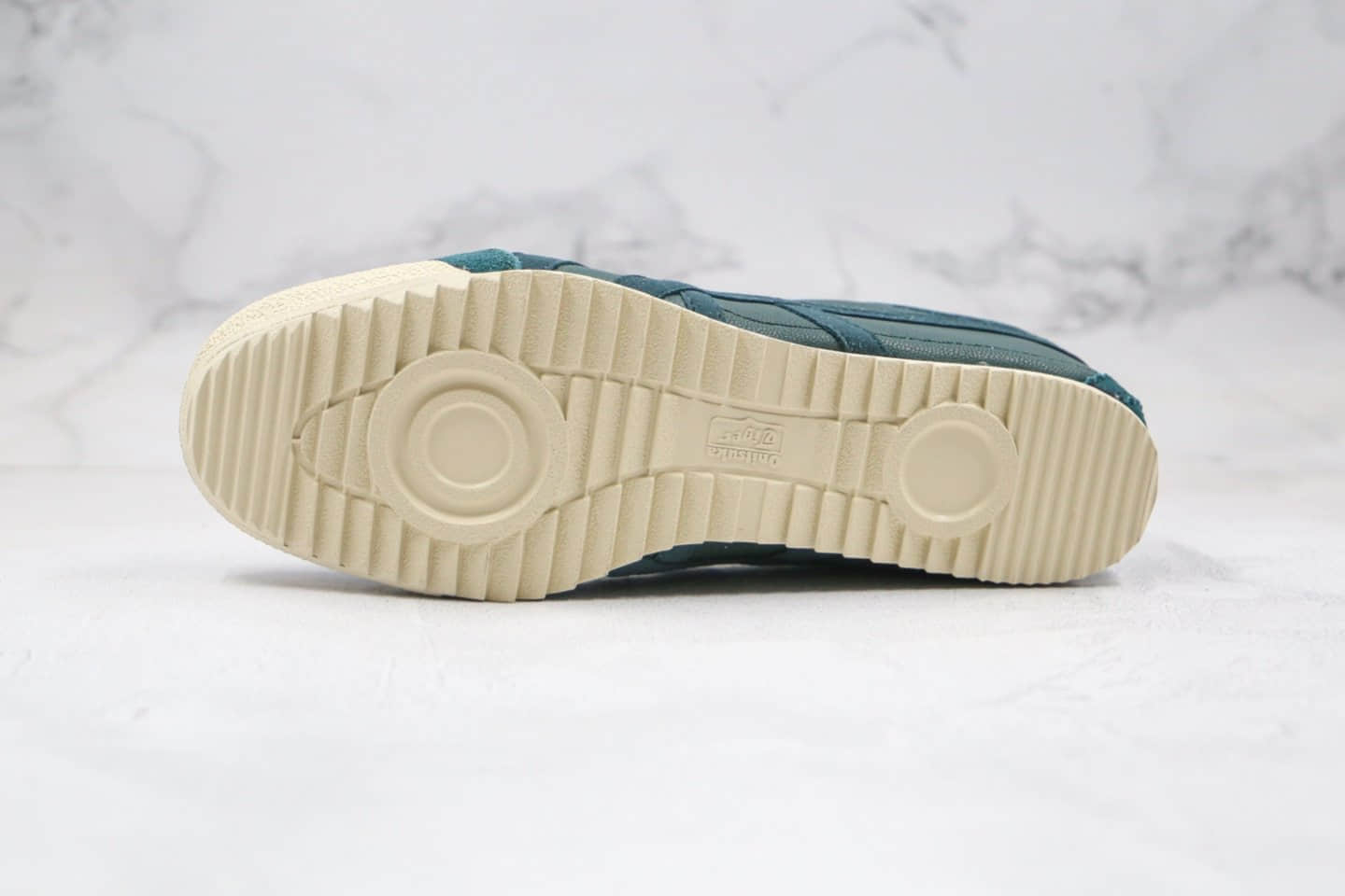 亚瑟士Asics Onitsuka Tiger NIPPON MADE纯原版本鬼冢虎深绿色羊皮手工鞋内置NFC芯片 货号:TH9J4L-8484