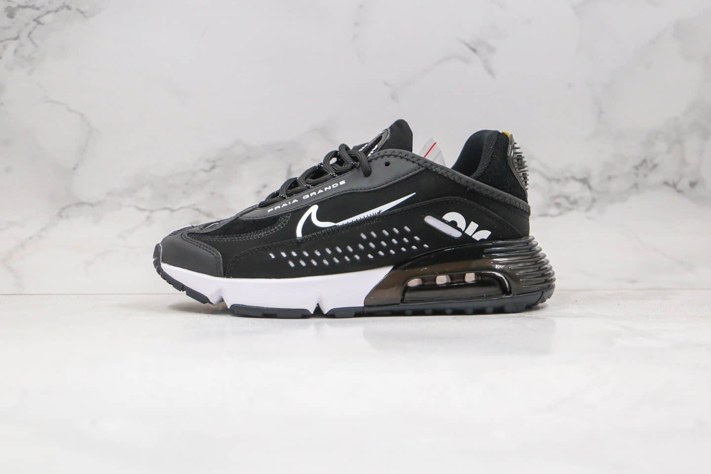耐克Nike Air VaporMax 2090纯原版本内马尔联名款Max2090皮面气垫鞋黑白色原楦头纸板打造 (ID:50105) - 图片1