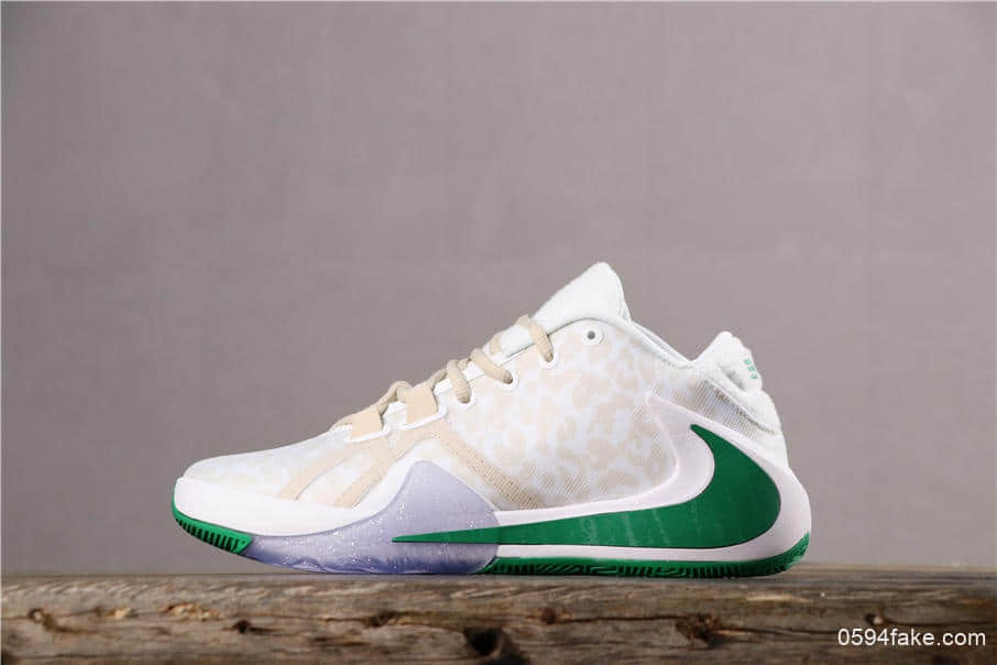 Nike Zoom Freak 1耐克登月一代白绿公司级 字母哥签名鞋 实战必备 (ID:5016) - 图片1