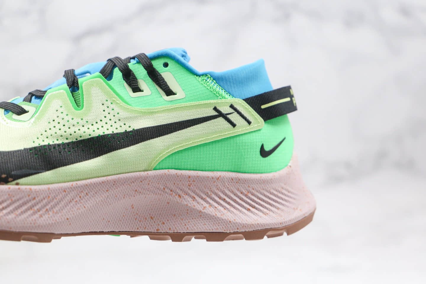 耐克Nike Zoom Pegasus Trall 2纯原版本登月二代绿蓝粉色马拉松越野跑鞋内置Zoom气垫支持长跑 货号:CK4305-700