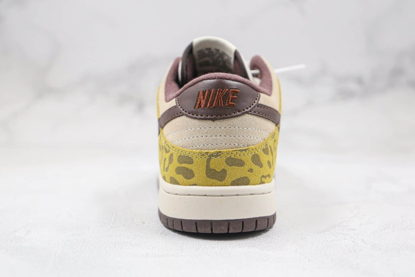耐克Nike Dunk Low PRM Medium Curry纯原版本低帮SB DUNK动物园主题系列美洲豹配色板鞋内置Zoom气垫 货号:DD1390-100