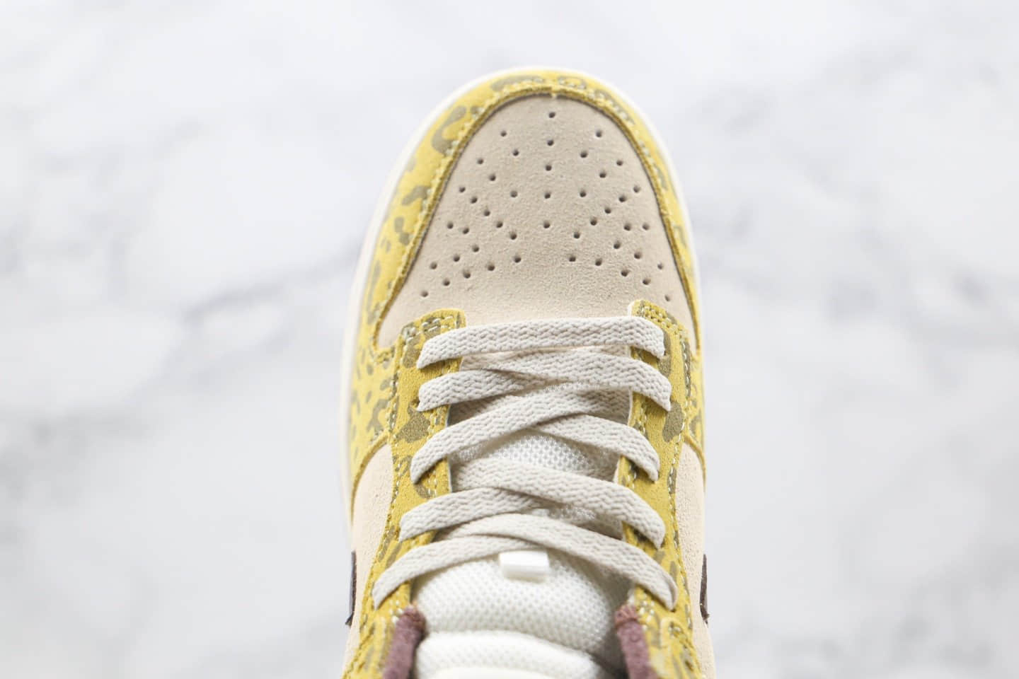 耐克Nike Dunk Low PRM Medium Curry纯原版本低帮SB DUNK动物园主题系列美洲豹配色板鞋内置Zoom气垫 货号:DD1390-100