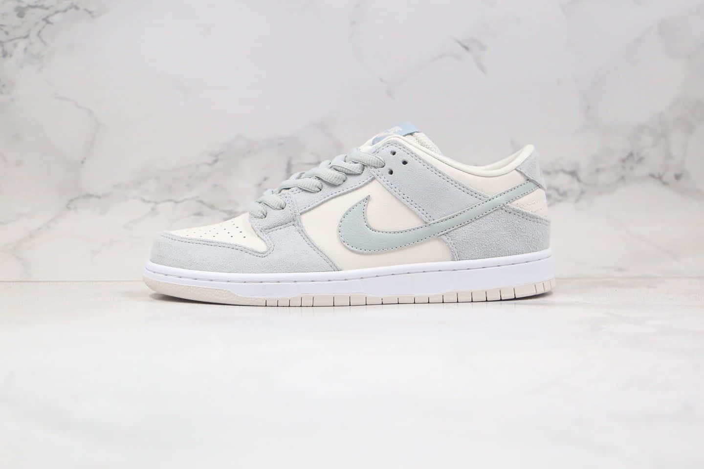 耐克Nike SB Dunk Low纯原版本低帮SB DUNK板鞋海盐米白浅蓝灰色内置Zoom气垫 货号:AR0778-006