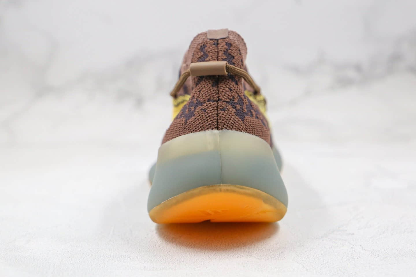 阿迪达斯Adidas Yeezy 380 Boost公司级版本椰子380爆米花跑鞋棕黄色原楦头纸板打造 货号:FZ4982