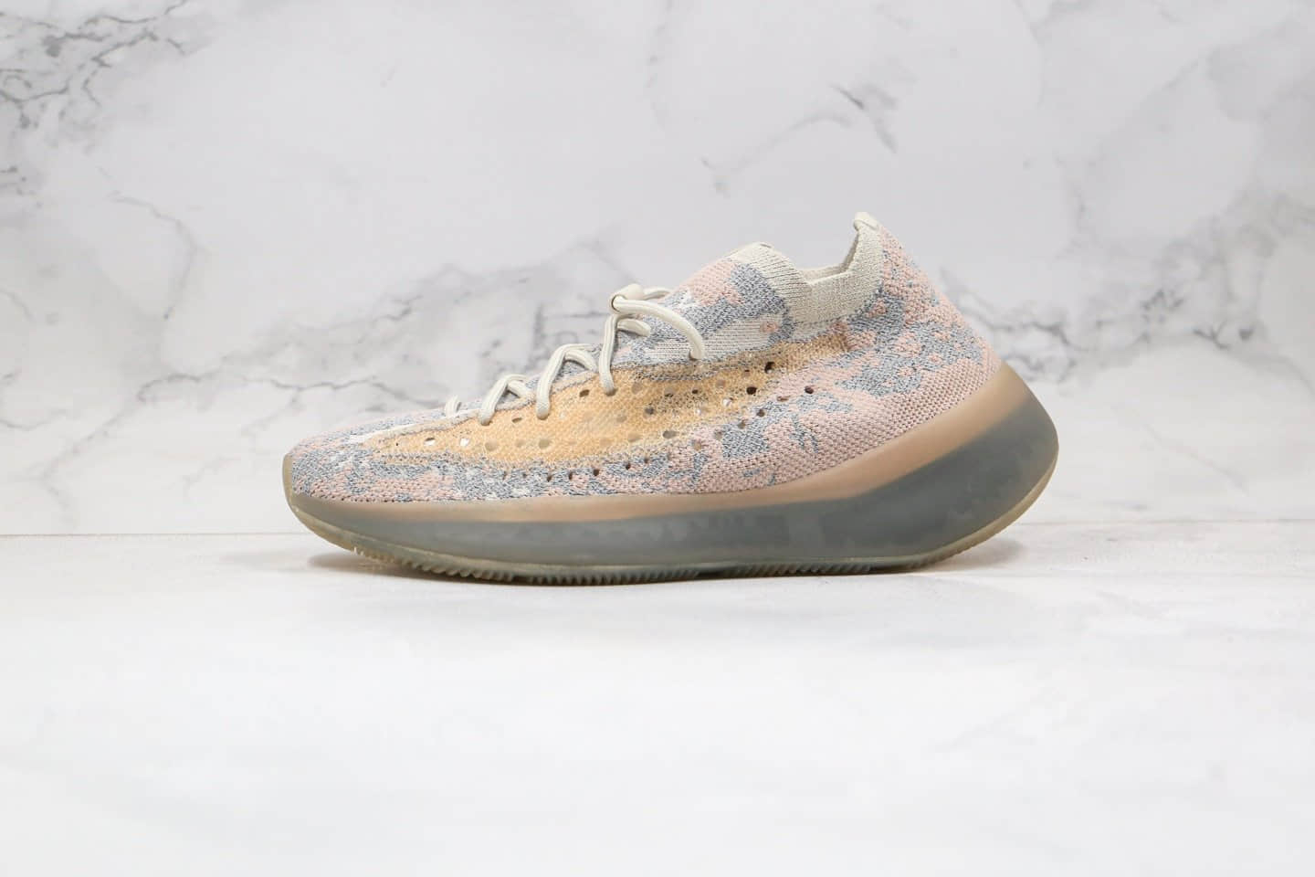阿迪达斯Adidas Yeezy 380 Boost纯原版本椰子380爆米花跑鞋外星人满天星配色正确巴斯夫大底原盒原标 货号:FZ4977