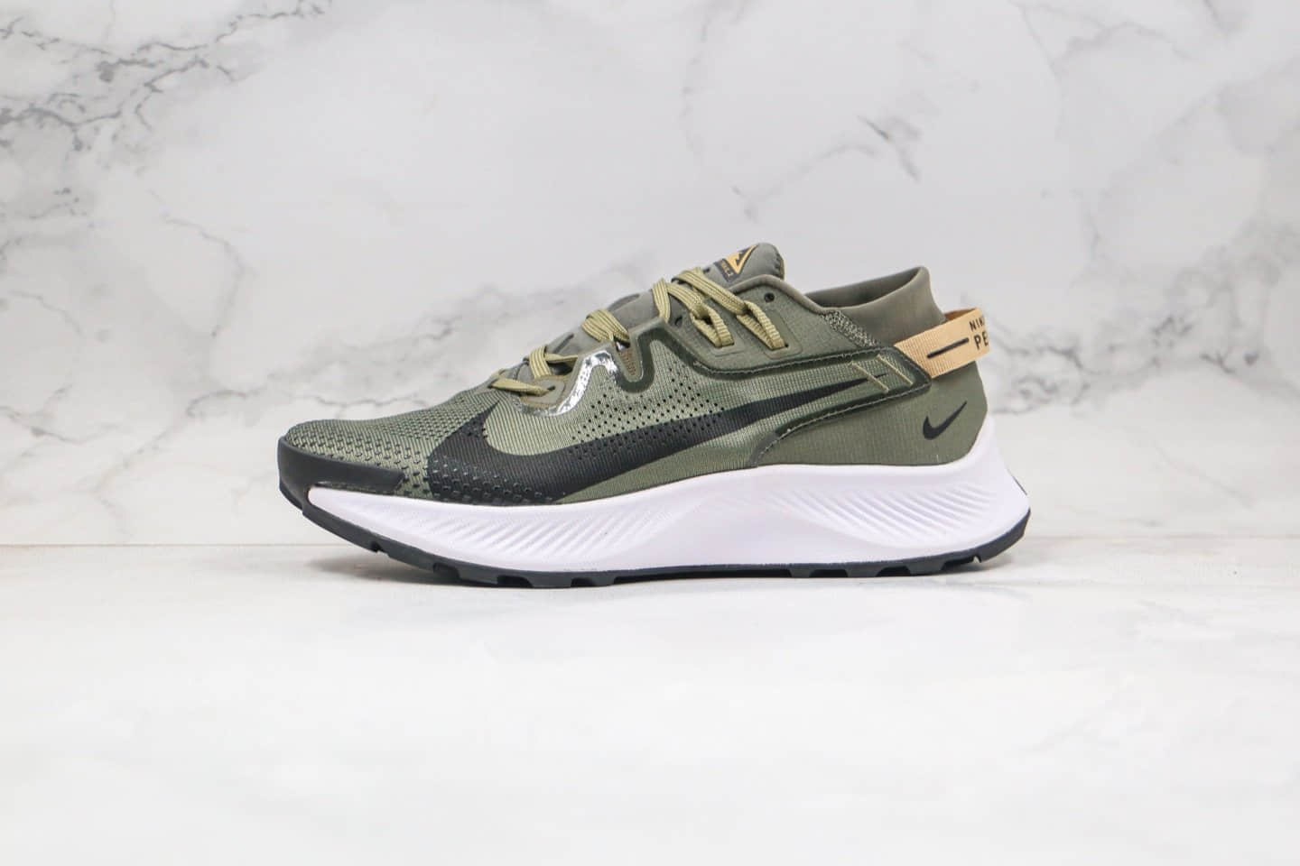 耐克Nike Zoom Pegasus Trall 2纯原版本登月系列超级飞马2代越野跑鞋橄榄绿配色原盒原标内置气垫 货号:CK4305-300