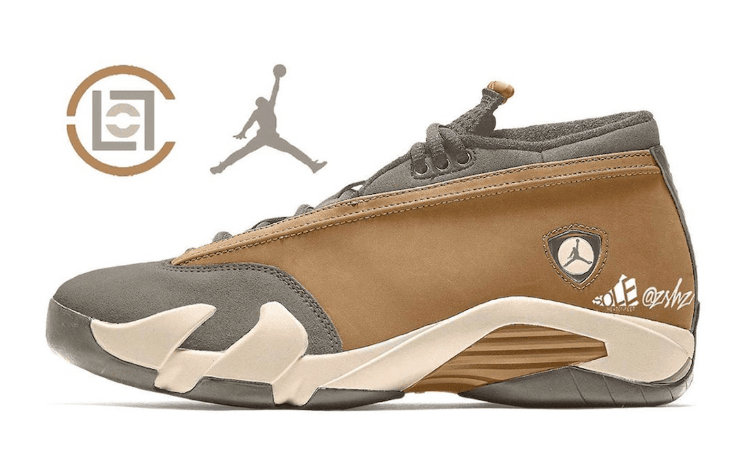 冠希重磅联名还有一双!Clot x Air Jordan 14 Low明年登场! 货号:DC9857-200