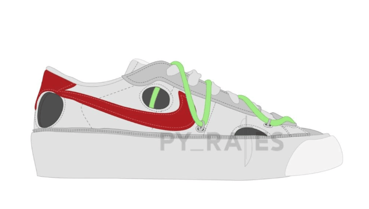 OW x Nike Blazer Low联名曝光！明年夏季见！ (ID:51100) - 图片1
