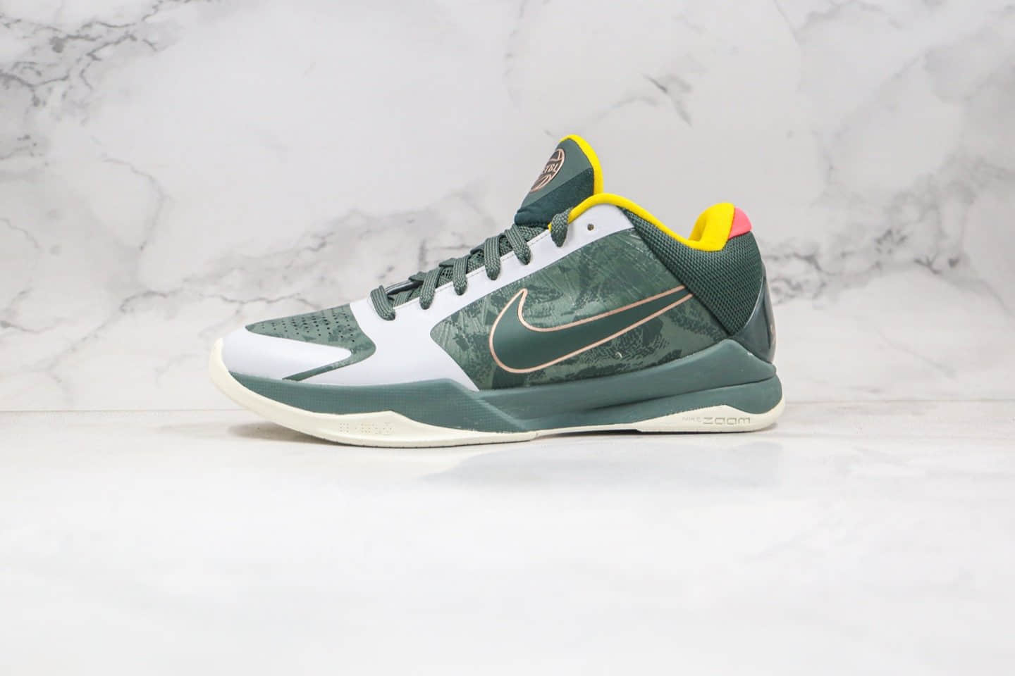 耐克Nike Zoom KOBE 5纯原版本科比5代实战球鞋青绿色内置气垫原盒原标 (ID:51364) - 图片1