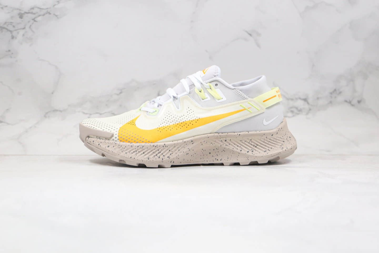 耐克Nike Zoom Pegasus Trall 2纯原版本登月系列飞马二代越野跑鞋米白黄色原盒原标 (ID:51403) - 图片1