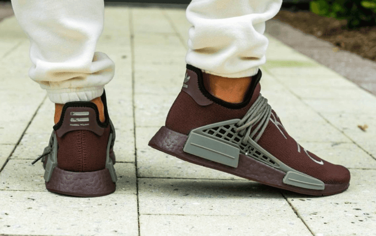 巧克力色调!全新菲董 x adidas NMD Hu上脚图释出! 货号:GY0090