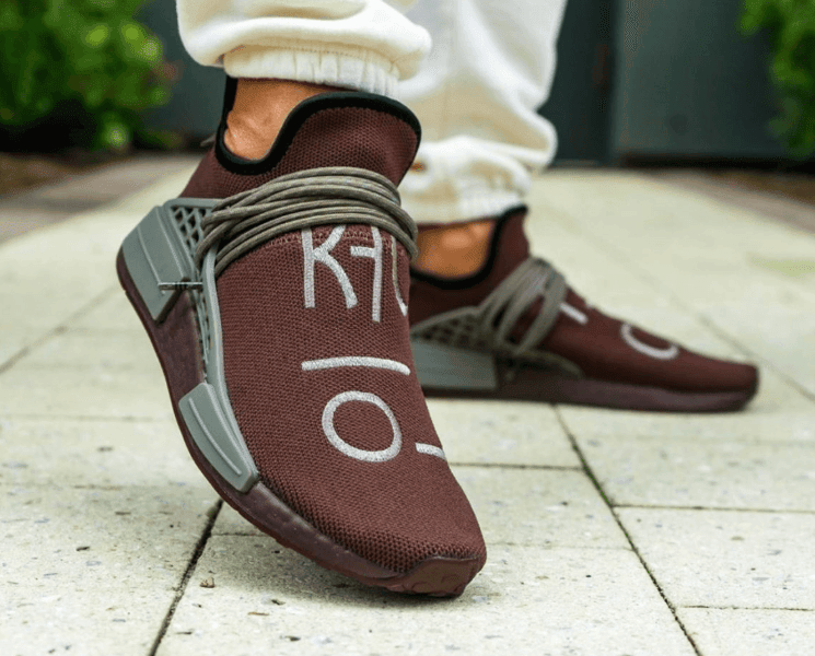 巧克力色调!全新菲董 x adidas NMD Hu上脚图释出! 货号:GY0090