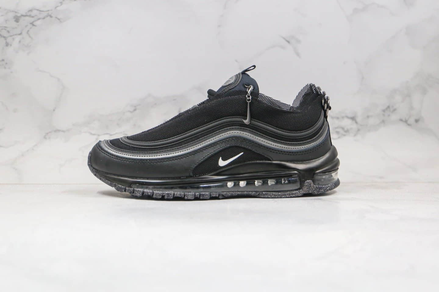 耐克Nike Air Max 97纯原版本复古子弹气垫运动跑步鞋黑武士配色原楦开发楦型 (ID:51875) - 图片1