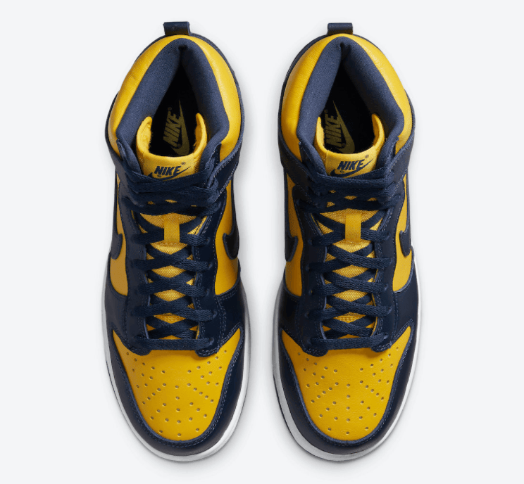 密歇根Nike Dunk High官图释出!9月26日发售! 货号:CZ8149-700