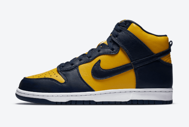 密歇根Nike Dunk High官图释出!9月26日发售! 货号:CZ8149-700