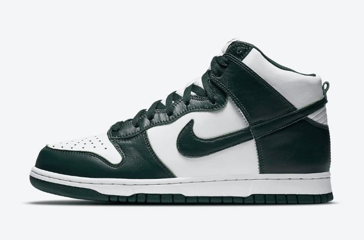 经典配色复刻!全新Nike Dunk High SP“ Spartan Green”9月18日登场! 货号:CZ8149-100