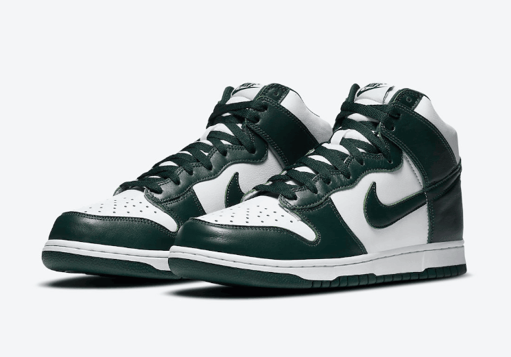 经典配色复刻!全新Nike Dunk High SP“ Spartan Green”9月18日登场! 货号:CZ8149-100