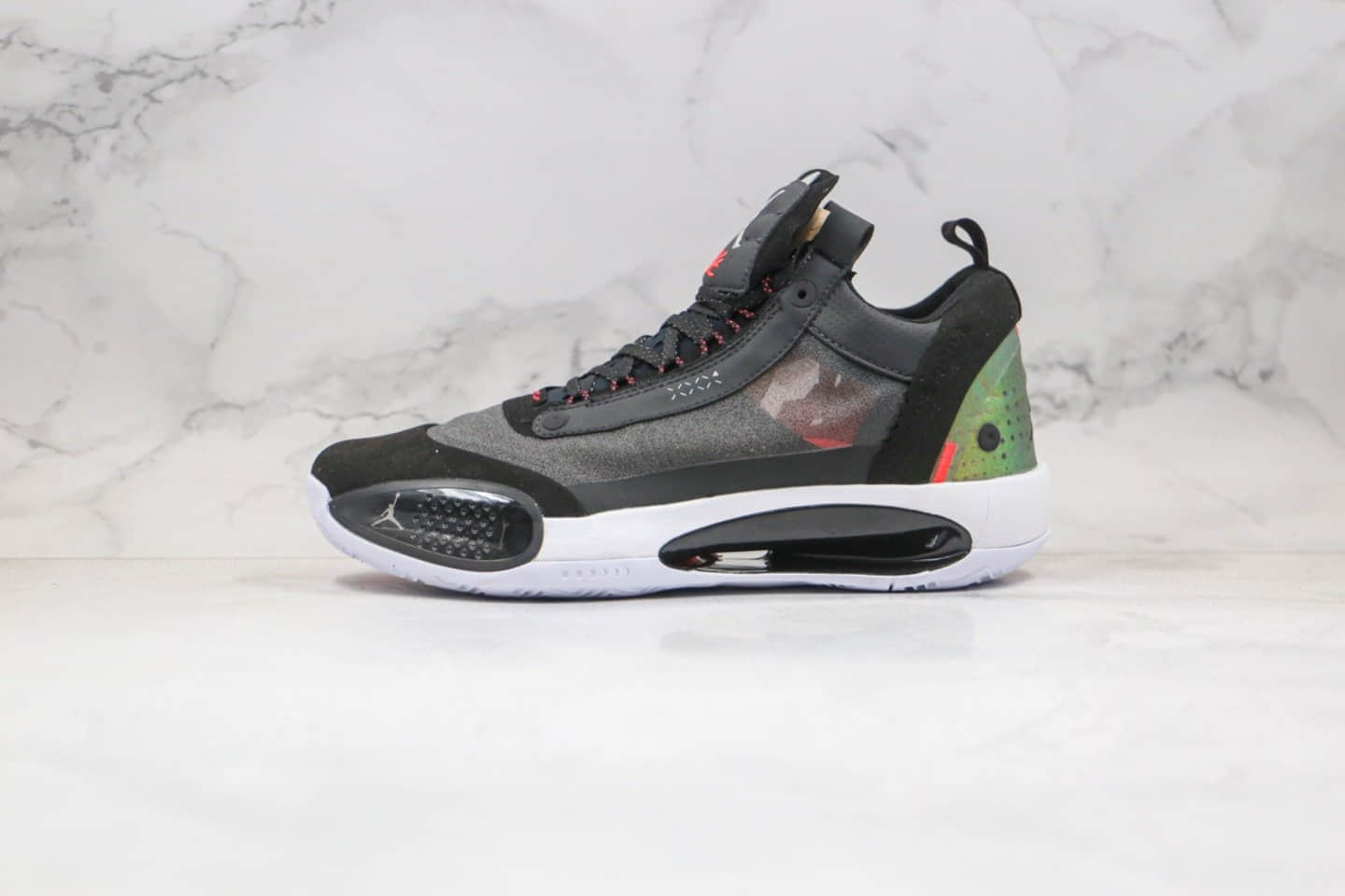 乔丹Air Jordan XXXIV PF纯原版本AJ34实战篮球鞋黑绿色原装大盒 (ID:52366) - 图片1