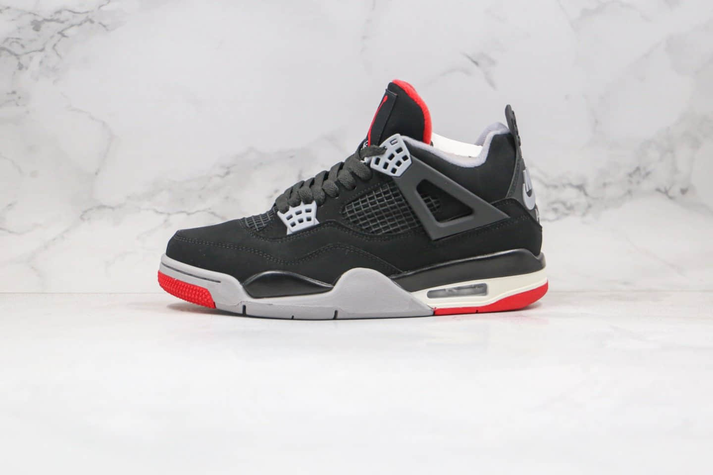乔丹Air Jordan 4 SE OG纯原版本AJ4黑红色原鞋开模 货号:308497-060
